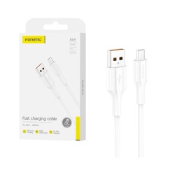 Cable Foneng XS01 Micro 2,1A 1M Blanco